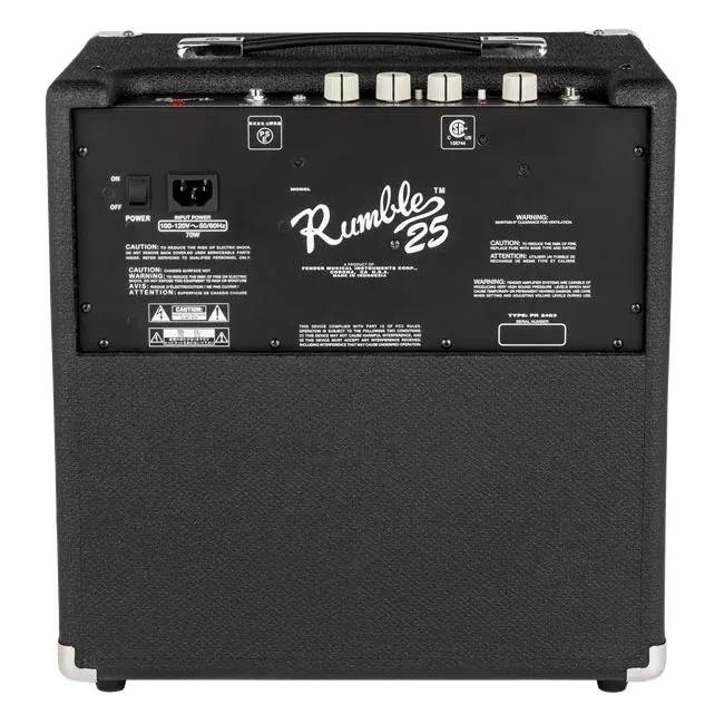 アンプ fender rumble 25 Amplificador Fender Combo Rumble 25 V3 120V 2370200000