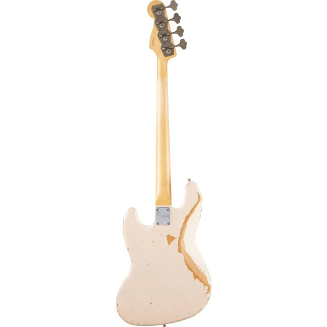 Contra Baixo Fender Flea Jazz Bass Road Worn Shell Pink
