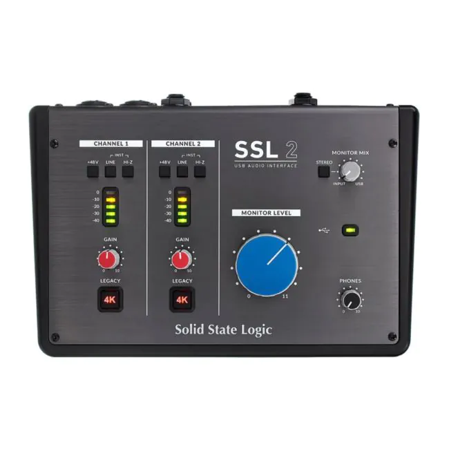 DJ機材 Solid State Logic SSL 2 INTERFACE SOLID STATE LOGIC SSL 2 PRETO - INTERFACE SOLID