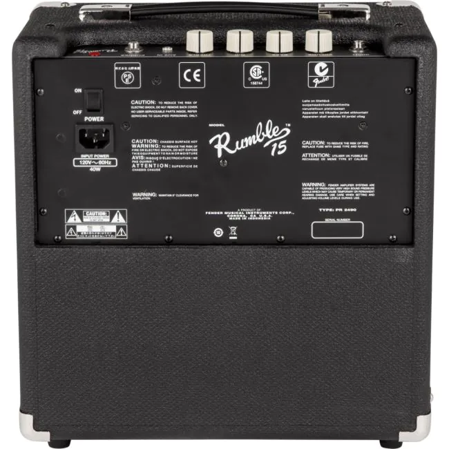 Amplificador Fender Combo Serie Rumble 15 V3 230V EUR