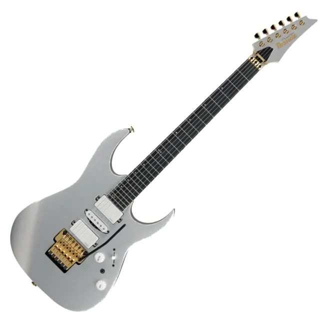 ギター Ibanez RG5170G SVF Guitarra Ibanez RG5170G-SVF Prestige Silver Flat 6C