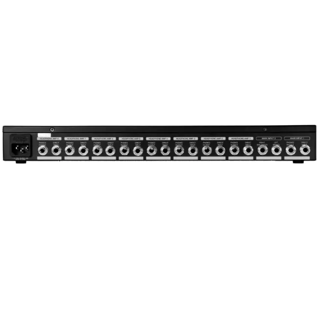 Amplificador de Fones de Ouvido Lexsen LHA8000 de 8 Canais