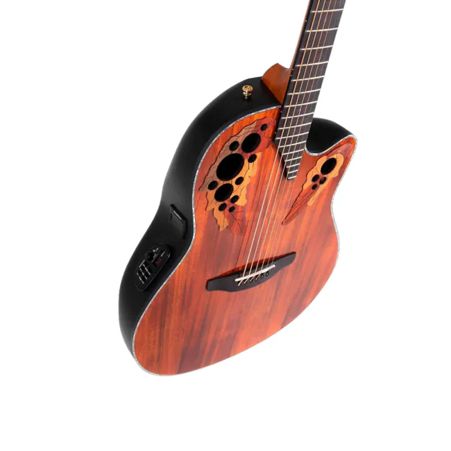 Violao Eletrico Ovation CE44P Figured koa-G Celebrity Elite Plus