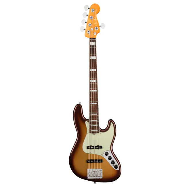 ベース Fender AMERICAN ULTRA JAZZ BASS V Contra Baixo Fender American Ultra Jazz Bass V Mocha Burst 0199030732