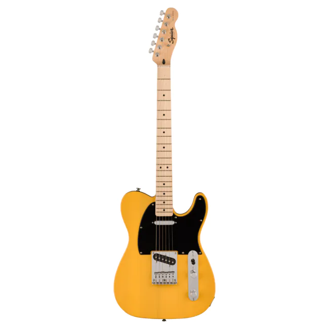 新同極美品☆Squier Telecaster Sonic by Fender Guitarra Fender Squier Sonic Telecaster Butterscotch Blonde 0373453550