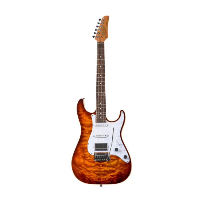 LOVELESS GUILD PRIME×yoshio kubo スーツセット Guitarra Seizi Katana Yoru SSS – Metallic Black – Seizi Guitars