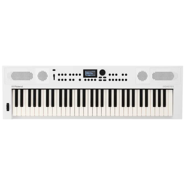 Roland GO:KEYS 5 デジタルピアノ Teclado Roland GO Keys 5 Branco com 61 Teclas