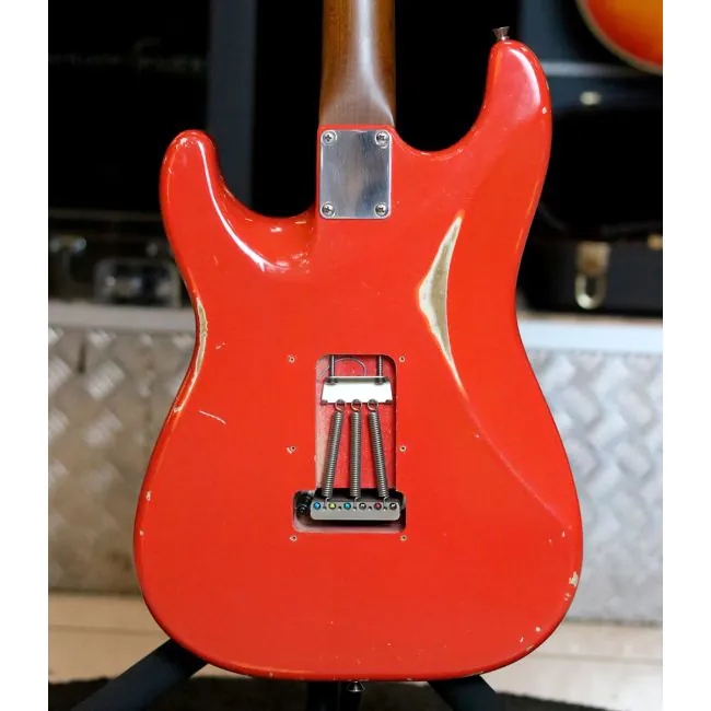 Guitarra Suhr Statocaster - Classic S Fiesta RED - Roasted Maple