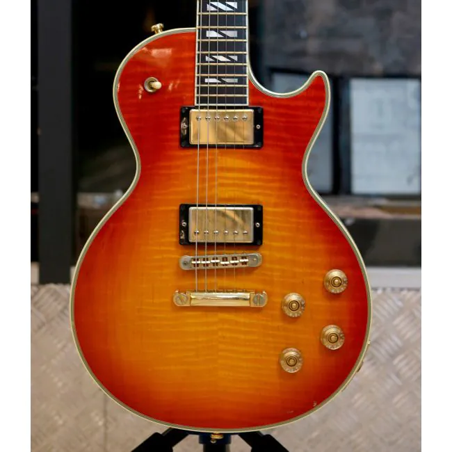 Guitarra Gibson Les Paul Supreme Custom Trans Amber Flamed Maple