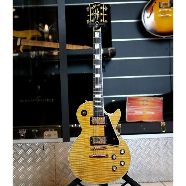 Guitarra Gibson les Paul Custom Shop 68 Reissuefigured Maple