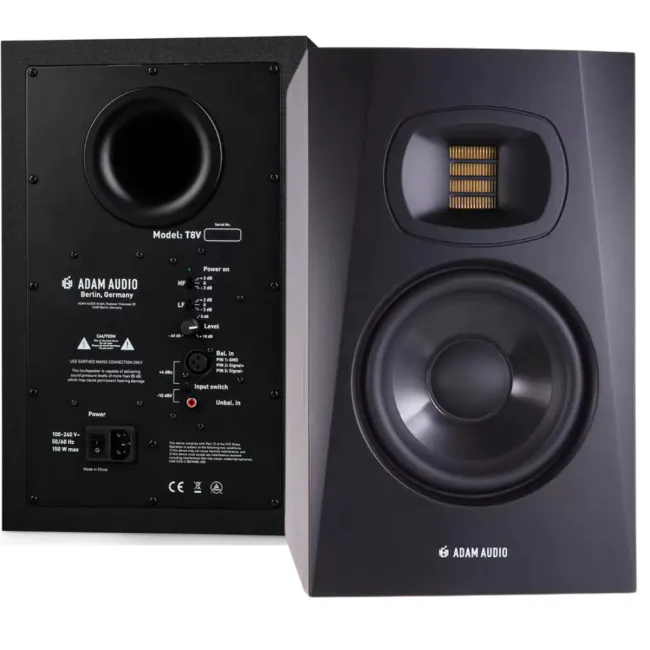 ADAM AUDIO T8Vスタジオモニタースピーカー Monitor Adam Audio T8V Ativo - Preto (Unidade)