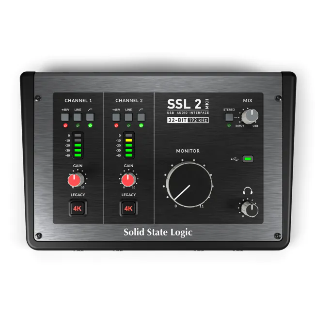 Solid State Logic SSL 2 USBオーディオインターフェース Interface De Audio Solid State Logic SSL 2 MKII