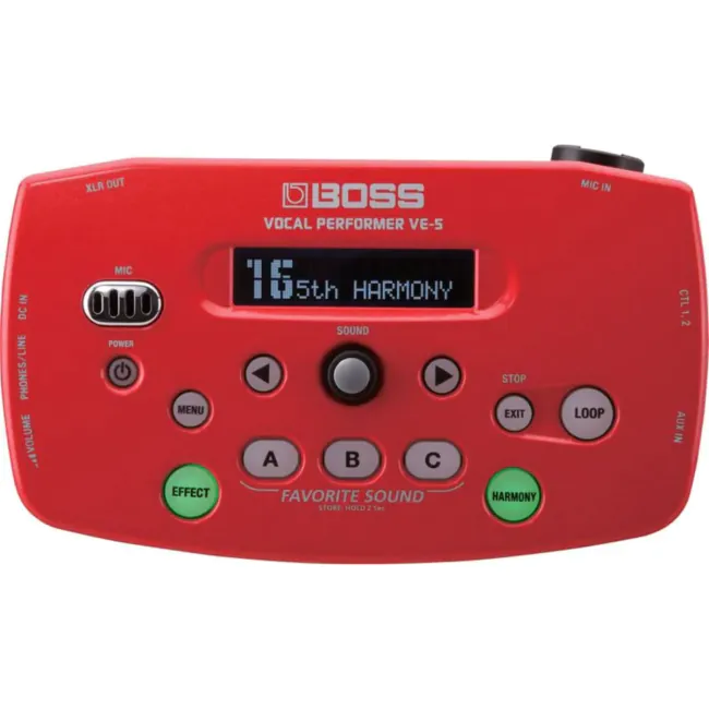 配信機器・PA機器・レコーディング機器 BOSS VOCAL PERFORMER VE-5 pedal-boss-ve-5-rd