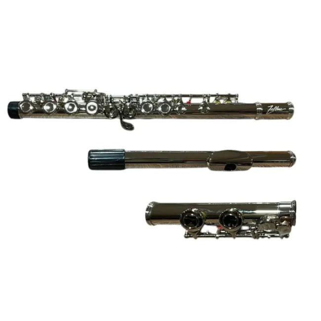 Flauta Zellmer ZFL-600N Transversal Niquelada Afinação C (DÓ) 1219