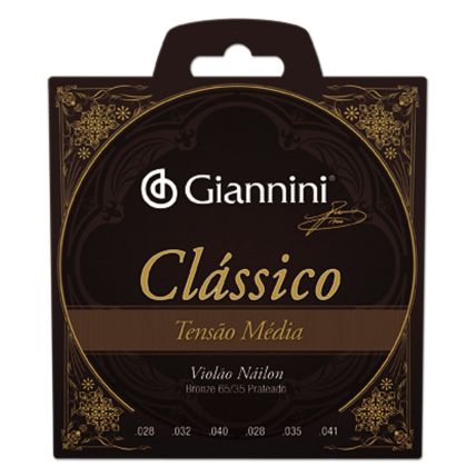 Encordoamento Giannini Nylon Tensão Média