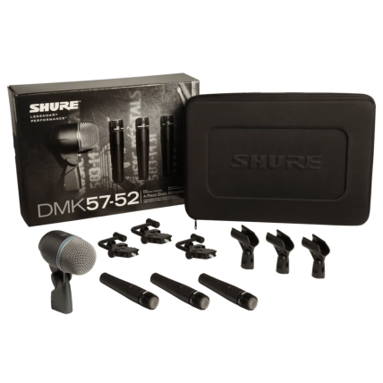 Microfones Shure DMK57-52 Kit de microfones para bateria