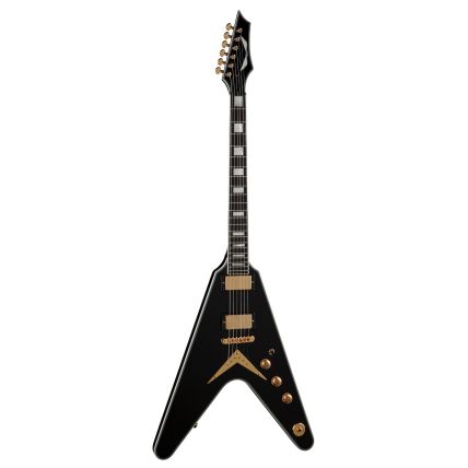 Guitarra Dean V Straight Six Electric Classic Black