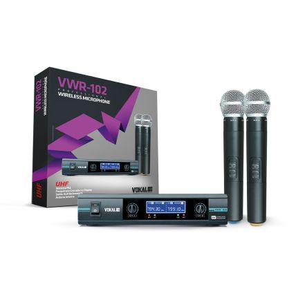 Microfone Vokal VWR-102 UHF
