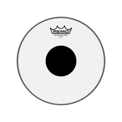 Pele Remo Controlled Sound 10 Transparente Com Circulo BK CS-0310-10 -10368