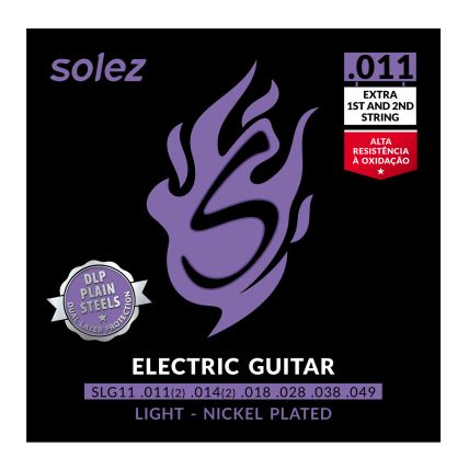 Encordoamento Solez SLG11 Guitarra 0.011 
