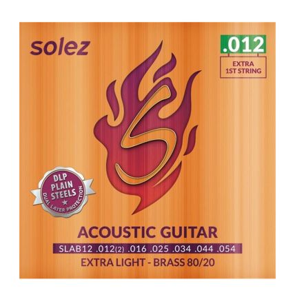 Encordoamento Solez SLAB12 Violão Brass .012