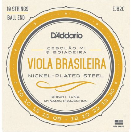 Encordoamento D' addario EJ82C Viola Brasileira Mi