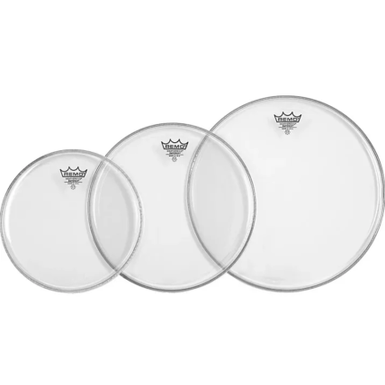Pele Remo Kit Emperor PP-0310-Be 10" 12" 14" Transparente 10462