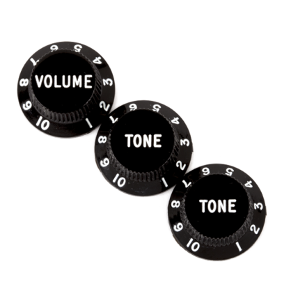 Knob Fender Guitarra Strato Vintage Preto C/3 UN - 58820 - 099 1365 000