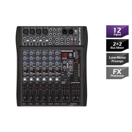 Mixer Waldman Slim 1204FX
