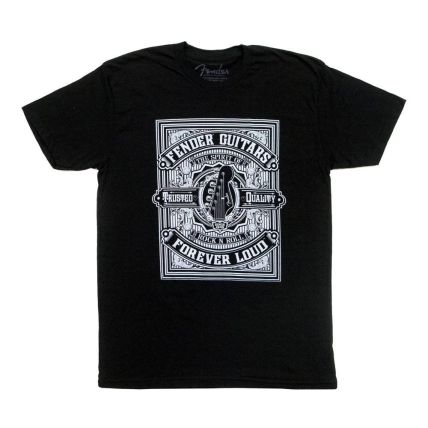Camiseta Fender Forever Loud Trust Preta G