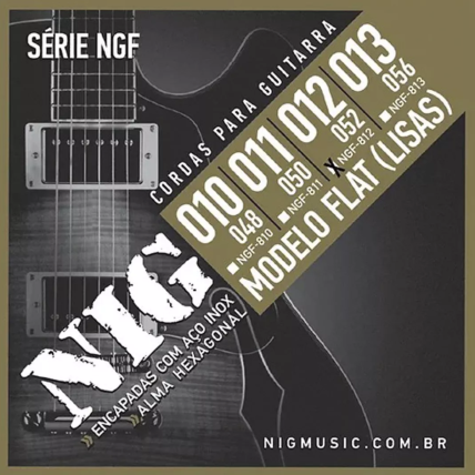 Encordoamento Nig Guitarra 012.052 Flat NGF812
