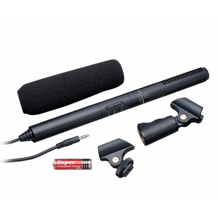 Microfone Audio Technica ATR6550 Condensador Shotgun