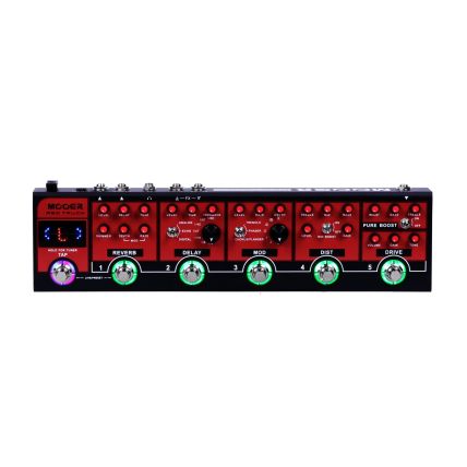 Pedaleira Mooer CPT1 Red Truck P/Guitarra