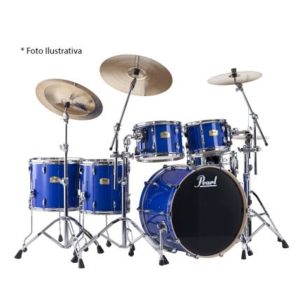 Bateria Pearl SSC924XUP/C113 + SSC1414F/C113 5 Peças Session Studio Classic - Sheer Blue