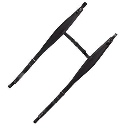 Correia Basso Aço 01 Couro Preto Liso ES