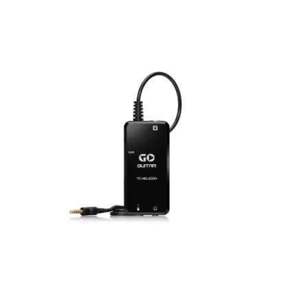 Interface de Audio GO Guitar TC Helicon Captação e Gravação de Audio