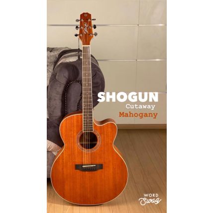 Violao Seizi Jumbo Shogun Cutaway Mahogany
