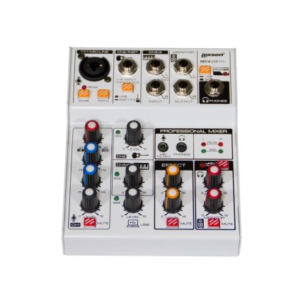 Mixer Lexsen REC 4 Canais