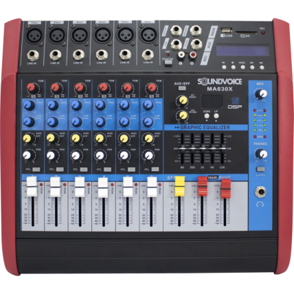 Mixer Soundvoice MA630X Amplificada 