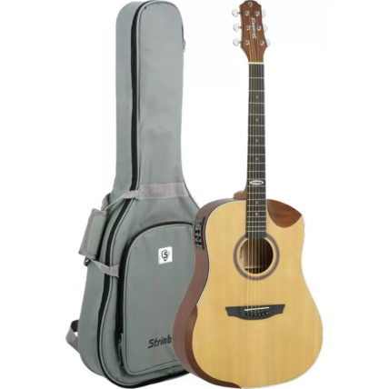 Violão Eletrico Strinberg SD201HCR Satin Half Cutaway Bag