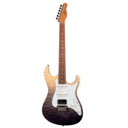 Guitarra Stella DW TBKF DF/PW - Transparent Black