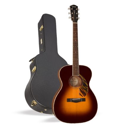 Violão Fender Paramount PO-220E Orchestra C/estojo 097 0350 303 3 Tone Vintage Sunburst