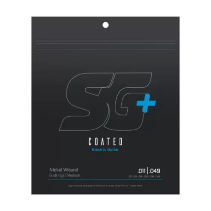 Encordoamento SG+ Guitarra 011 Niquel Coated