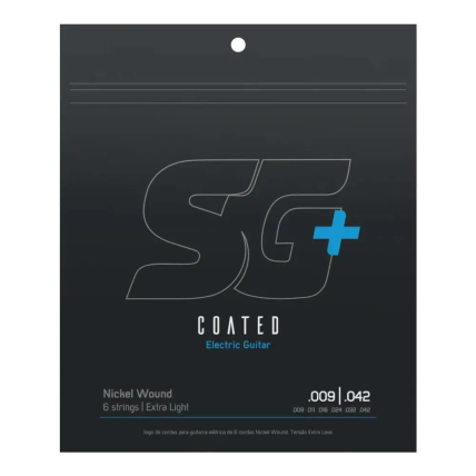 Encordoamento SG+ Guitarra 6 Cordas 009 Niquel Coated
