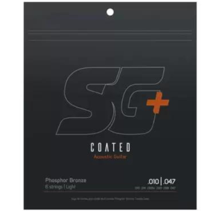 Encordoamento SG+ Violao Aço 010 047 Bronze Fosforo Coated