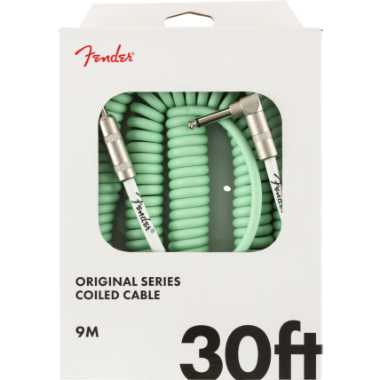 Cabo Fender Original 9,14m Series Coil Instrumento Cable 099 0823 007 Surf Green