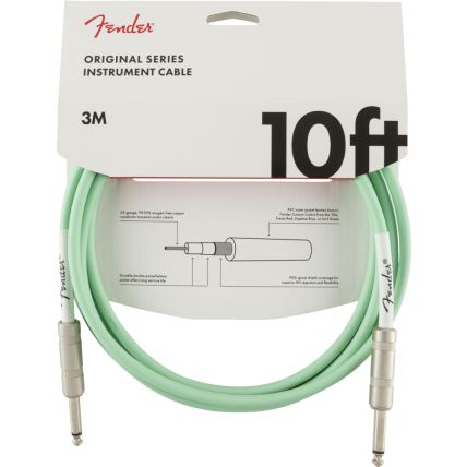 Cabo Fender Original 10 Series Instrument Cables Surf Green