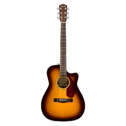 Violão Fender Cc-140sce Concert Walnut Sunburst C/case