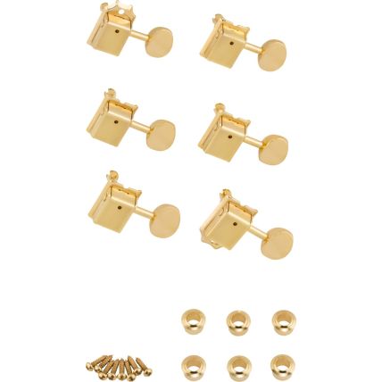 Tarraxas Fender Vintage Set Ping GLD W/Bushings 0053276049
