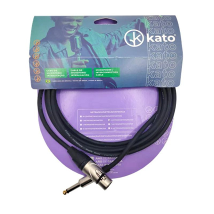 Cabo Kato Para Microfone K2 XLR P10 PR 1MT
